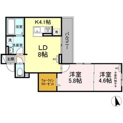 荒井駅 徒歩12分 2階の物件間取画像